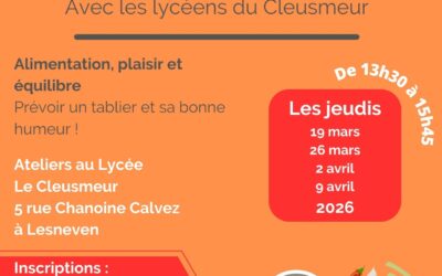 Ateliers Cuisine avec les lycéens du Cleusmeur