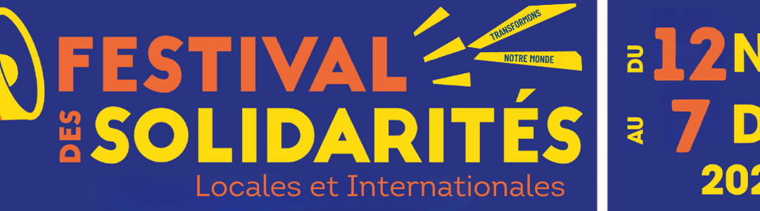 Festival des Solidarités 12 nov- 7 déc 2024