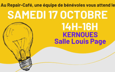 Repair Café samedi 17 octobre à Kernouës