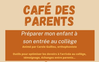 Café des parents 5 juin à Ploudaniel